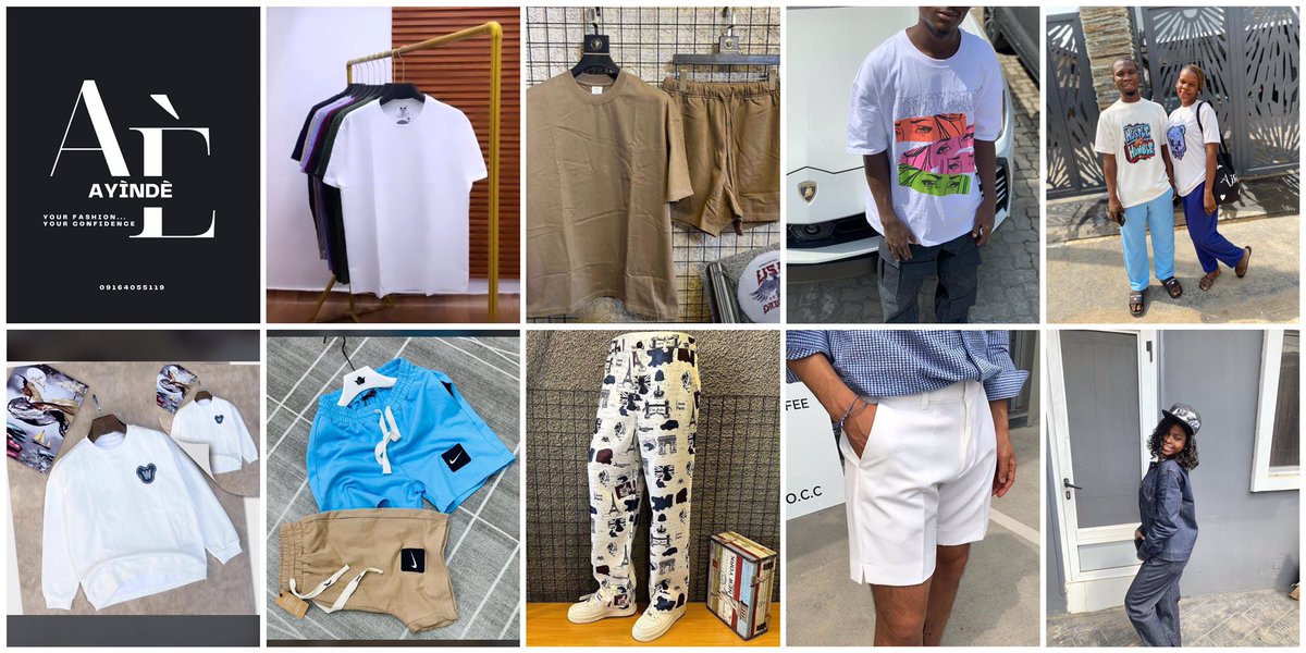 Ayinde_designer's tweet photo. Hey there 😊
Are you looking for where to get your plain tees, baggy jeans, customized shirt, two piece(s), native and corporate wears alike for a very affordable price? 
Don’t worry 😉!!! Ayinde’s got you covered.I’m just a dm away for whatever you might need https://t.co/ZorzMiywOm