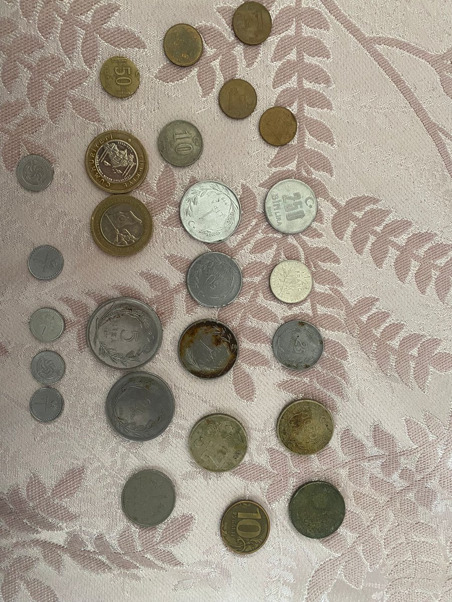 Tarihi eserler 25 yildir biriktirdigim paralar