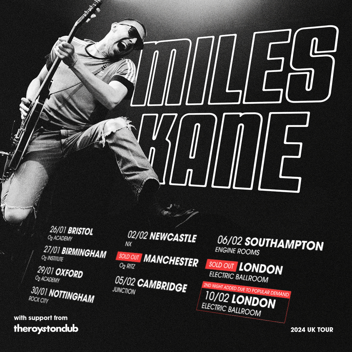 O2AcademyBris's tweet photo. Who's excited for @MilesKaneMusic tonight? Touring his latest album, 'One Man Band', this is one you don't want to miss. 🔥 Doors at 7pm. 

Our usual security measures are in place - no bags bigger than A4 - please check our pinned tweet for details 🙏 https://t.co/QZ3bPNWL2m