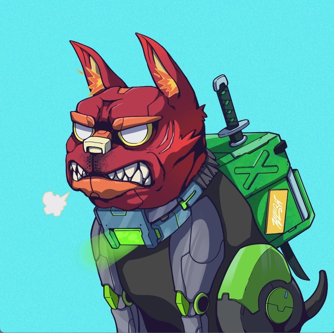 NodeKongz's tweet photo. Discover a new era of digital ownership with Meta Hounds NFTs. Your gateway to the metaverse! 🌌🚪 #NFTRevolution #MetaHounds https://t.co/i8Ry0lg81T