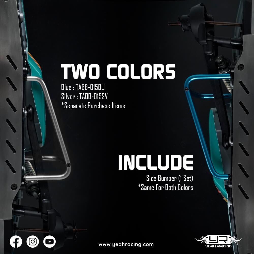 rcmart's tweet photo. Yeah Racing Aluminum Side Bumper NEW ARRIVAL!!!
Aluminum side protector rails for Tamiya's BBX, better protect your chassis whilst looking good!
>> https://t.co/jO4Q2qq6Qc <<
Blue: TABB-015BU
Silver: TABB-015SV
#rcMart
#YeahRacing https://t.co/uZ6wa7uMsh