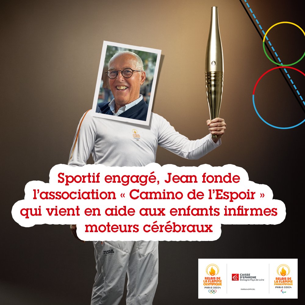 CaissEpargneBPL's tweet photo. FĂ©licitations Ă @cmleguay et Jean Renoux qui porteront la Flamme Olympique avec la @CaissEpargneBPL đ„
#NousportonslaFlamme #PlusProchePlusUtile #Paris2024 https://t.co/Dy8K4ylQrr