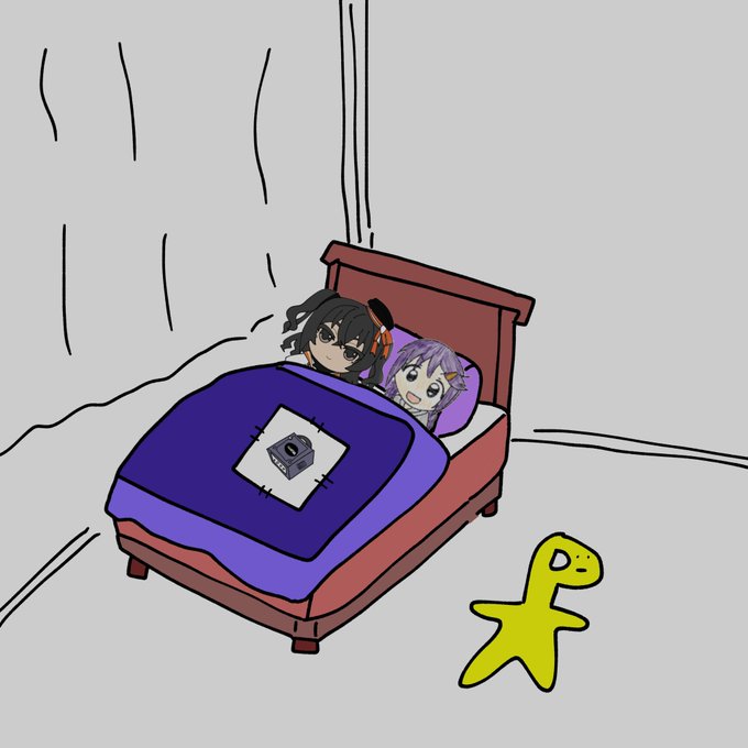 「2girls bed」 illustration images(Latest)