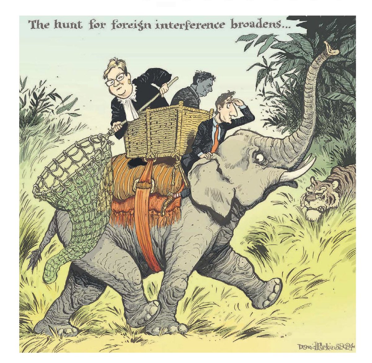 A year ago, the <a href="/globeandmail/">The Globe and Mail</a> was baying for blood, alongside the piffleswipe <a href="/PierrePoilievre/">Pierre Poilievre</a>, with demands for a judicial inquiry into foreign election interference.
Now, not so much.
With the searchlight turning, they want to make fun of it.
🍁🤷🏼🙄🤷🏼🍁
#cdnmedia #cdnpoli