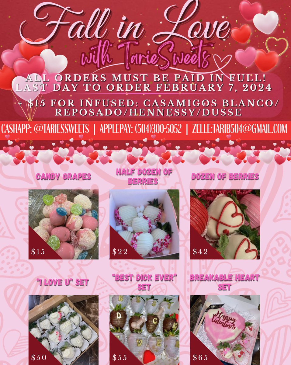 TARIESSWEETS's tweet photo. valentines day 2024❤️ https://t.co/R8xYHau05A