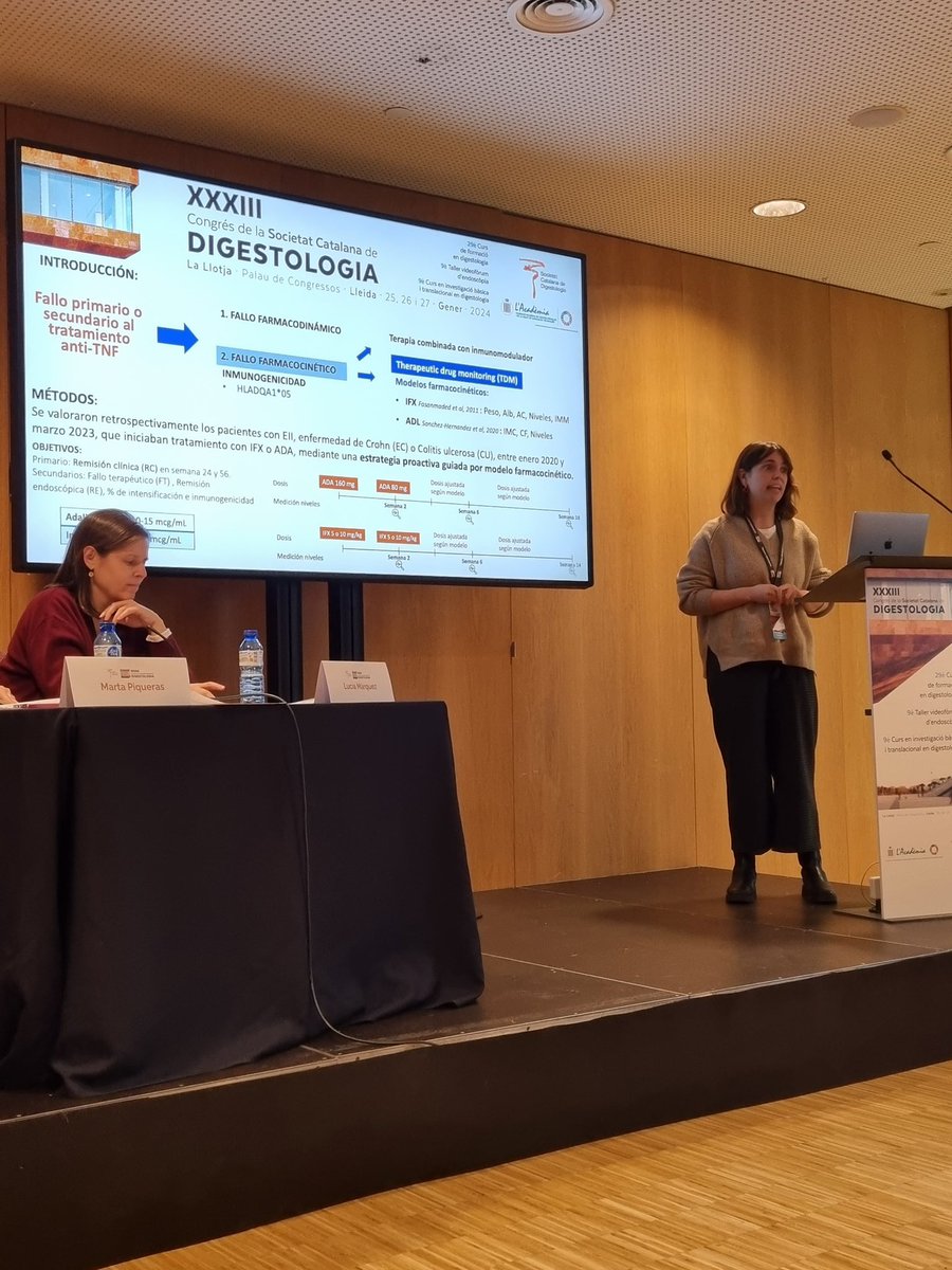 🔝🔝Presentamos también nuestros resultados con el el modelo PK en la inducción de los fármacos anti-TNF💊, mejores resultados en remisión clínica y endoscopica, grandes tasas de intensificación, todo esto evitando la inmunogenicidad👐 <a href="/UACC_VHebron/">UACC Vall d’Hebron</a> <a href="/SCDigestologia/">SCDigestologia</a>