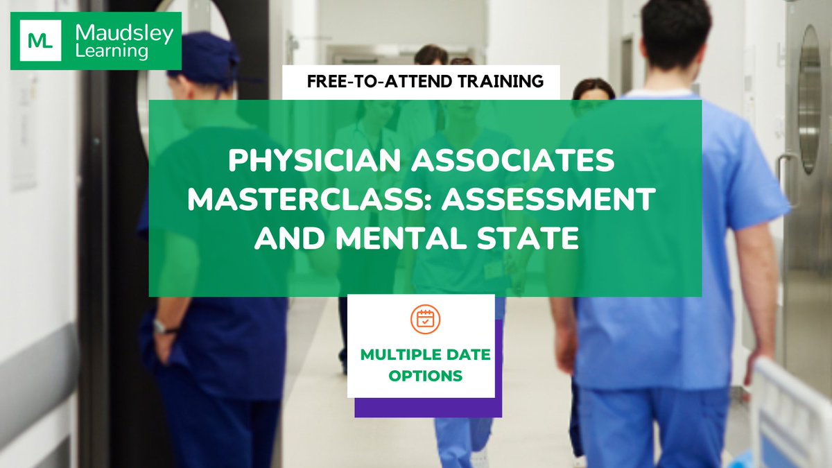 maudsleylearn's tweet photo. We are running a series of free-to-attend courses for Physician associates working in London.

Book here:
https://t.co/8j3mdtljxe

@MaudsleyNHS @KingsCollegeNHS @OxleasNHS @GSTTnhs @NHSuk @NHSEngland @NHSEnglandLDN @HEE_SouthID @NHS_ELFT @SELondonICS #Physicians @NightingaleLDN https://t.co/pTkUc5OIUr