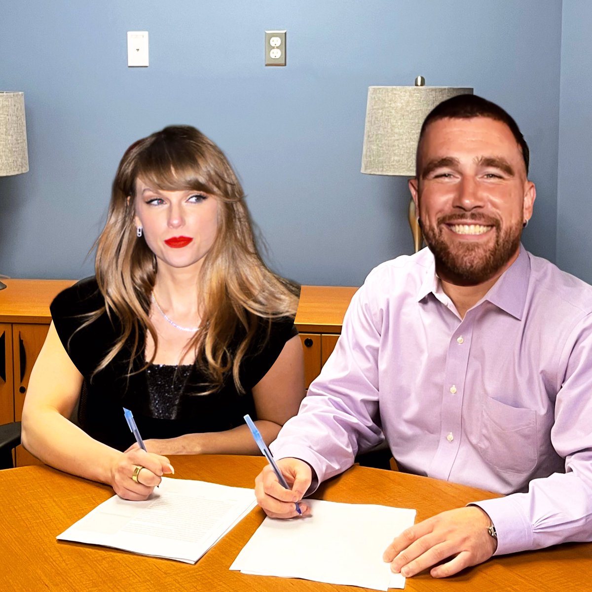 Amos M. Whitney (@amosmwhitney) on Twitter photo Hey <a href="/taylorswift13/">Taylor Swift</a> and <a href="/tkelce/">Travis Kelce</a>
On your way into town (to LOSE on Sunday to the <a href="/Ravens/">Baltimore Ravens</a> ) consider stopping by the <a href="/WS_Family_Law/">Weinberg & Schwartz</a> office to get a PRENUPTIAL AGREEMENT
LETS GO RAVENS!!!!!
#ravens #RavensFlock #RavensNation #taylor #TaylorSwift #TravisKelce Hey <a href="/taylorswift13/">Taylor Swift</a> and <a href="/tkelce/">Travis Kelce</a>
On your way into town (to LOSE on Sunday to the <a href="/Ravens/">Baltimore Ravens</a> ) consider stopping by the <a href="/WS_Family_Law/">Weinberg & Schwartz</a> office to get a PRENUPTIAL AGREEMENT
LETS GO RAVENS!!!!!
#ravens #RavensFlock #RavensNation #taylor #TaylorSwift #TravisKelce