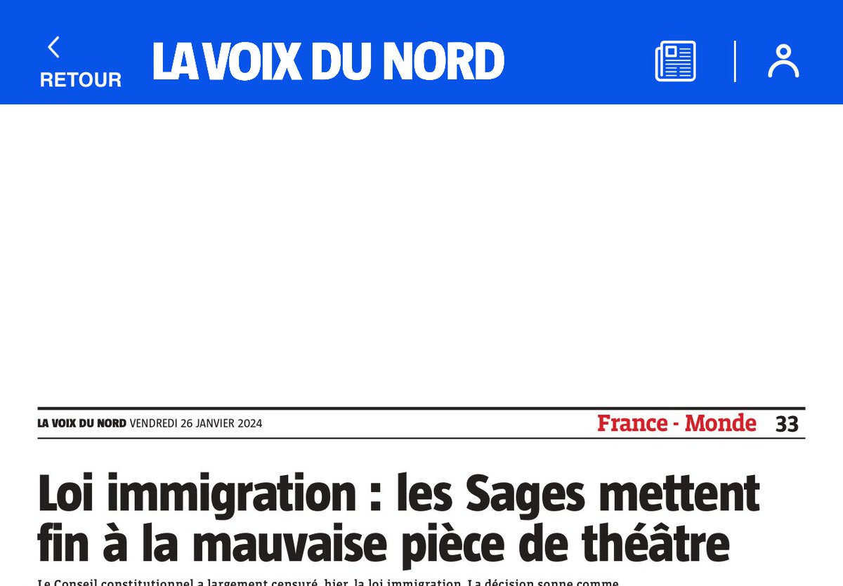 Avec un titre aussi engagé, personne n’est dupe. La Voix du Nord est un journal politisé. Finies la neutralité et la simple information de ses lecteurs. Aujourd’hui il est un journal militant, ce que nous dénonçons depuis 10 ans