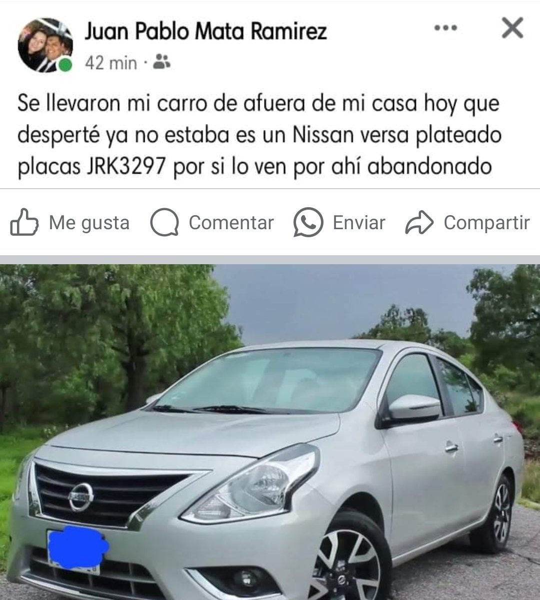 Pido de su apoyo para localizar este coche de un gran amigo, cualquier info, porfa por DM, graciaaas <a href="/PMakabrito/">MaK</a> <a href="/alfonso_marquez/">Alfonso Javier Márquez</a> <a href="/Gerardosedano/">Gerardo Sedano</a> @GusCardenas90 <a href="/soylavaneglez/">Vanessa Glez</a> <a href="/soyjuantavares/">@soyjuantavares</a> <a href="/eltiradero/">El Tiradero</a> <a href="/alvirote/">sergio alvarado</a> <a href="/rgtito/">Raymundo González</a> <a href="/jeronimocamber2/">Jerónimo Camberos</a>  de nuevo gracias