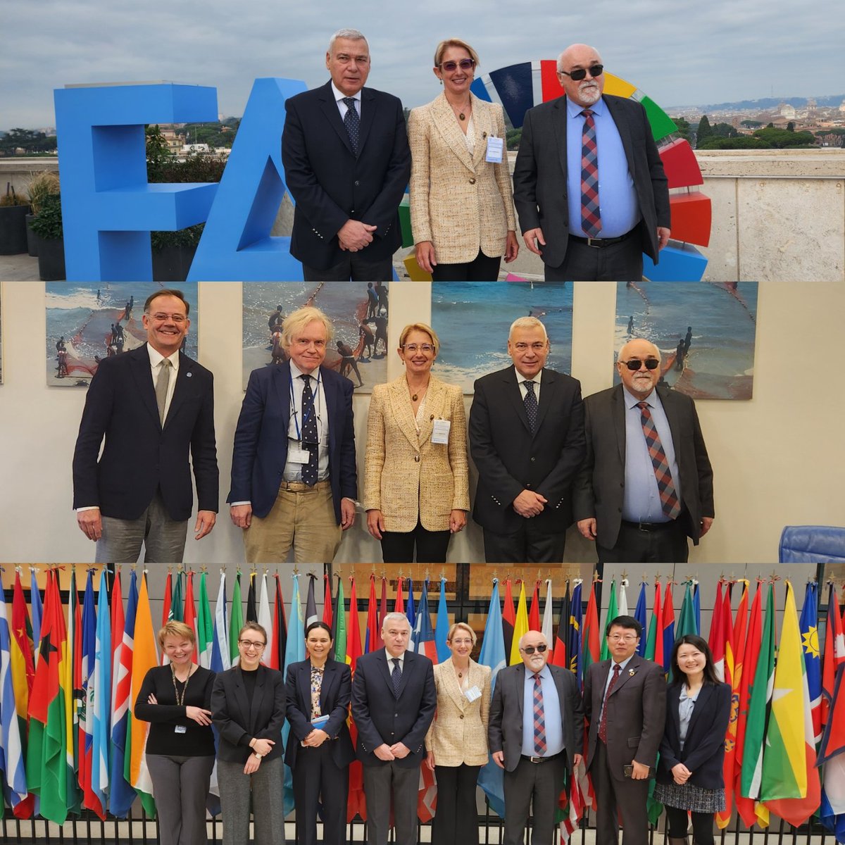 Grateful for the inspiring exchange w/ Directors @LI_Lifeng_FAO & @Manu_FAO & their amazing teams on promoting #water #cooperation & #BlueDiplomacy for #Peace and #Prosperity. We join forces to build #WaterSmartSociety @EESC_REX @Diridi2 @kylahte @ingrigoriadis @BulgarianCapit1