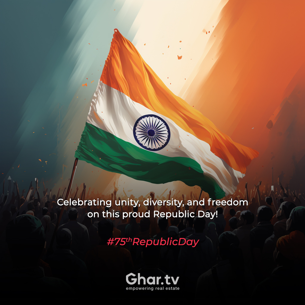 ghartv1's tweet photo. As Bharat celebrates its 75th Republic Day today on 26th January 2024, we at GHAR wish all our fellow Indians a 'Happy Republic Day 2024'

#RepublicDayUnity #ProudToBeIndian #RepublicDayCelebration #IndiaAt75 #RepublicDay75thYear #RepublicDay75 #IndiaAt75 #RDayCelebration https://t.co/eo7vRabP8n