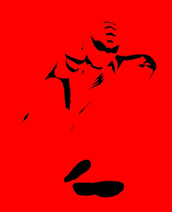 「モノクロ 赤」のTwitter画像/イラスト(新着)｜2ページ目