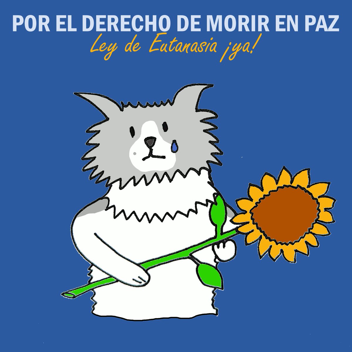 gatoscomunistas's tweet photo. Cualquier persona debería tener la posibilidad de morir en paz y de acuerdo a sus convicciones.

Si hay algo más miserables que la imposición de la derecha en cómo debemos vivir, es su imposición hipócrita en cómo debemos morir.

Eutanasia para Chile. Pronto. https://t.co/3veNLRjef1