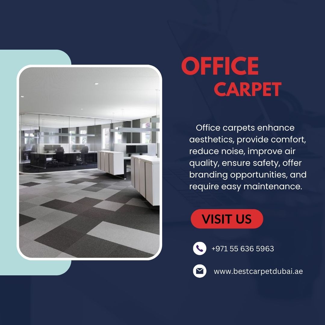 BestCarpetUAE's tweet photo. Elevate your office ambiance with our premium office carpets.
Visit Us: https://t.co/krpsEaBalv
Email: info@bestcarpetdubai.ae
Phone No: +971 55 636 5963
Address: Al Murar - Dubai - United Arab Emirates
#post #newpost #postfb #rugs #carpettiles #qualityflooring #flooring https://t.co/OKIZkUQ61N