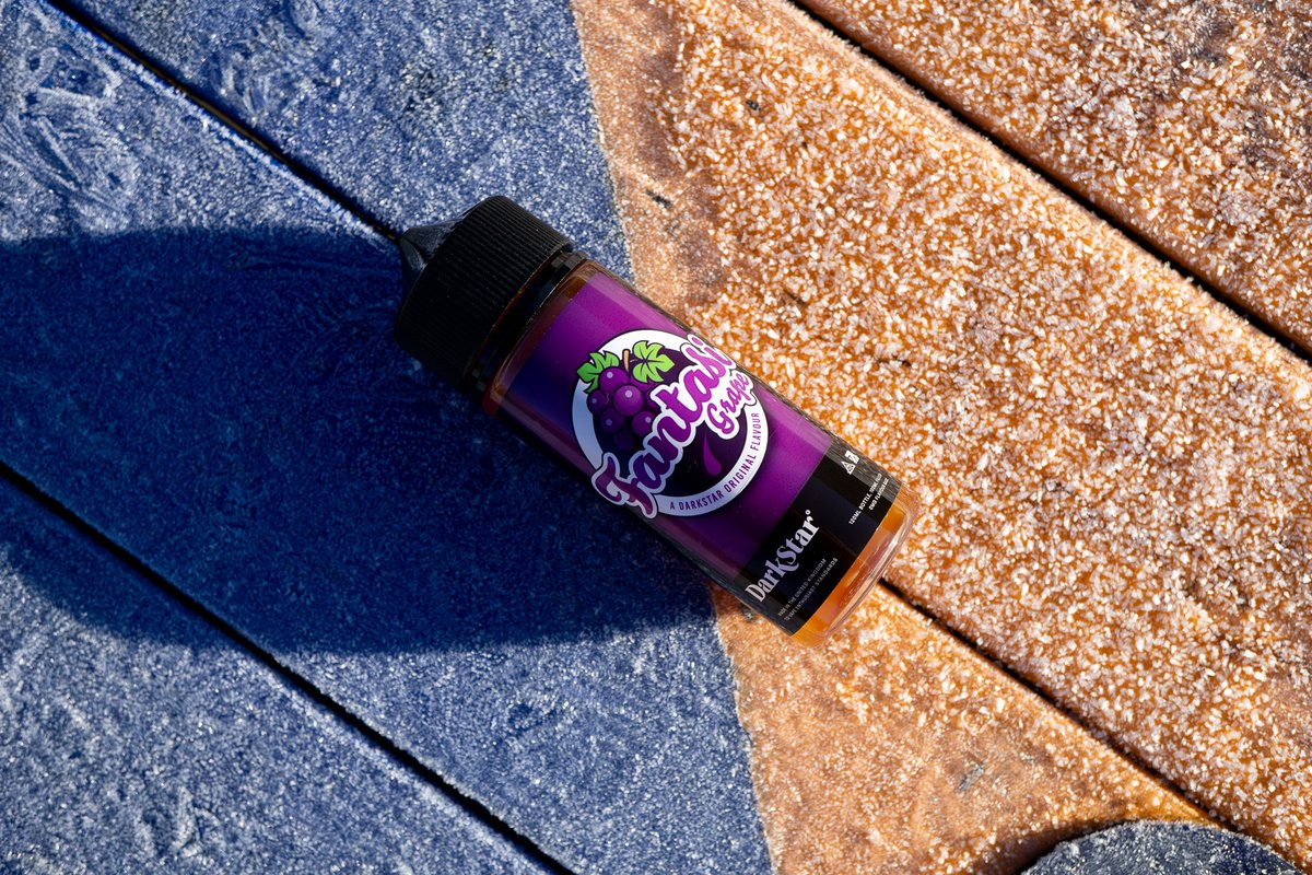 Only the sweetest, most succulent grapes, fresh from the DarkStar vineyard.
Bold, punchy, and simplistic, Fantasy Grape is a staple of the Fantasy range.