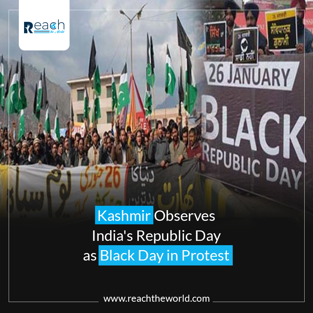 Kashmiris on both sides of the Line of Control observe India's Republic Day as a Black Day, protesting New Delhi's persistent denial of their right to self-determination. 

#reachtheworld #Republicday #Indianrepublicday #APHC #Kashmirissue #Kashmirprotest