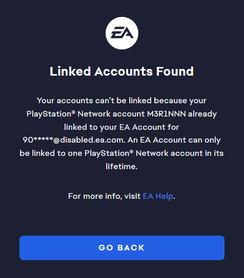 Hi <a href="/EAHelp/">EA Help</a> ,
I purchased FC24 boxed game for PS5 today. I installed it but I can't go online because it keeps asking me to reset my password. I also cannot connect my PSN account via myaccount.ea.com. Can you help me for this problem?