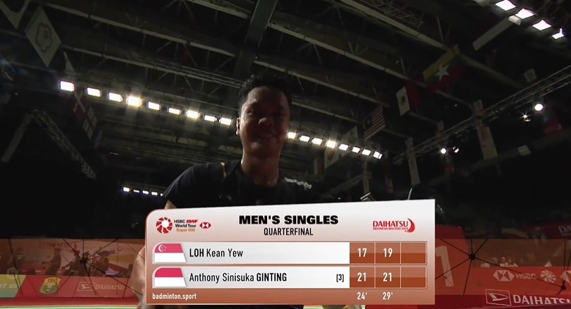 ainurohman's tweet photo. GINTING KE SEMIFINAL! 

Kemenangan No 6 secara beruntun Ginting atas LKY. Semuanya, dia selesaikan dalam straight game. Sangat konsisten. 

Dua poin terakhir memperlihatkan kekuatan terbaik Ginting. Sangat cepat, sangat agresif, sangat berani dalam mengambil risiko.

Keren!  

#IndonesiaMasters2024