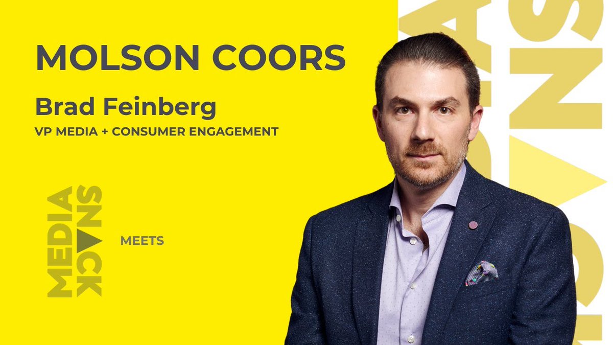 IDComms's tweet image. Our guest for this #MediaSnack Meets episode is Brad Feinberg, VP of Media and Consumer Engagement at Molson Coors.

Find out more about how Brad is doing great work to inspire success and drive change within the global media and marketing industry. 

bit.ly/3UgUTOS