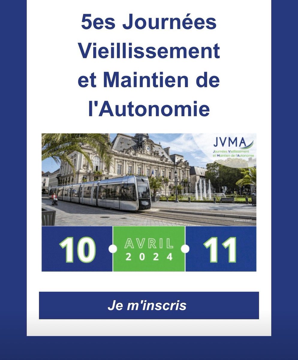 [👨🏻‍🦳👵🏼<a href="/Congres_JVMA/">Congrès JVMA</a> - Pensé par des professionnels du vieillissement pour les professionnels du vieillissement]
 
🔹Un événement 100 % en présentiel 

🔹Appel à communication ouvert jusqu’au 16 février ! ⚠️

👉Inscription: congres-jvma.fr/inscription/