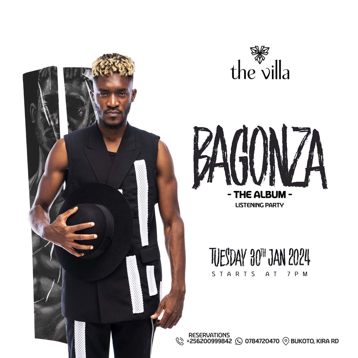 Bagonza The Album 💿 Listener’s party @thevillaUG #OnTuesday 🐐 #AllMyFansAreInvited 

#GraphicsBy @Jhay_Efekt 🇺🇬 
#DopePicBy @manzi_rolland 🇺🇬 

#Bagonza #BagonzaTheAlbum #ListeningParty