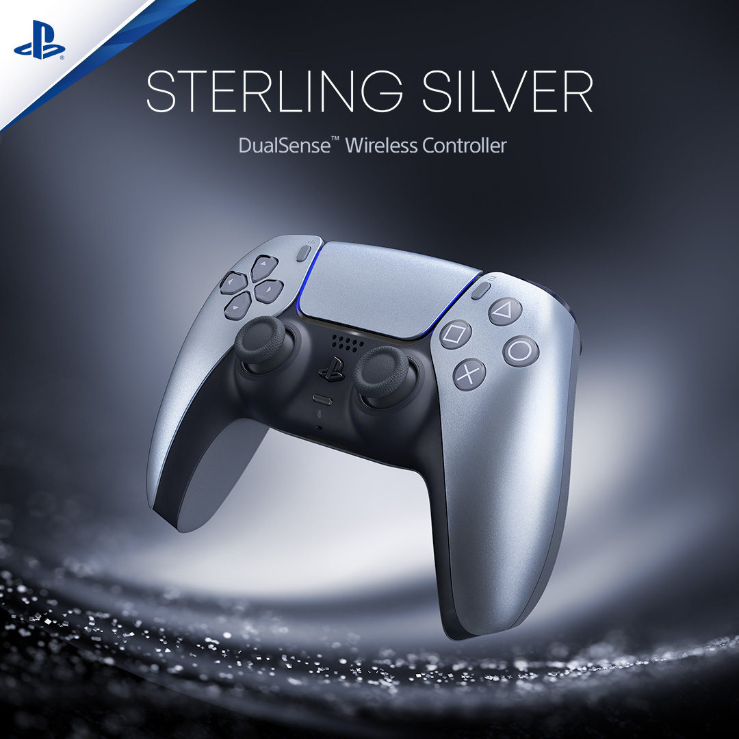 The Sterling Silver DualSense™ is HERE! 🤩

Add the Sterling Silver DualSense™ wireless controller to your gaming setup! 🎮

Available now while stocks last! 👉 game-digital.visitlink.me/yO99Fh