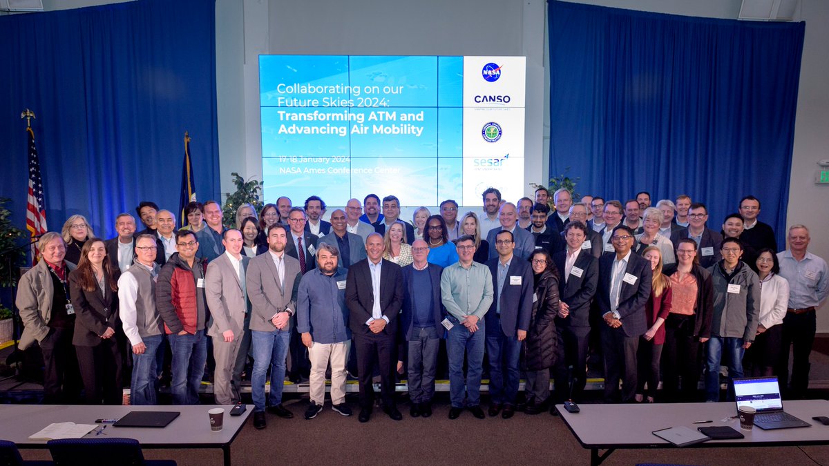 Last week we gathered with @NASAaero and @FAAnews, to define a shared concept+vision of traditional air traffic & emerging air mobility. The goal is to develop a collaborative roadmap for the future skies 🚁Together, we're shaping our future skies 💫 irp.cdn-website.com/c8aa7635/files…
