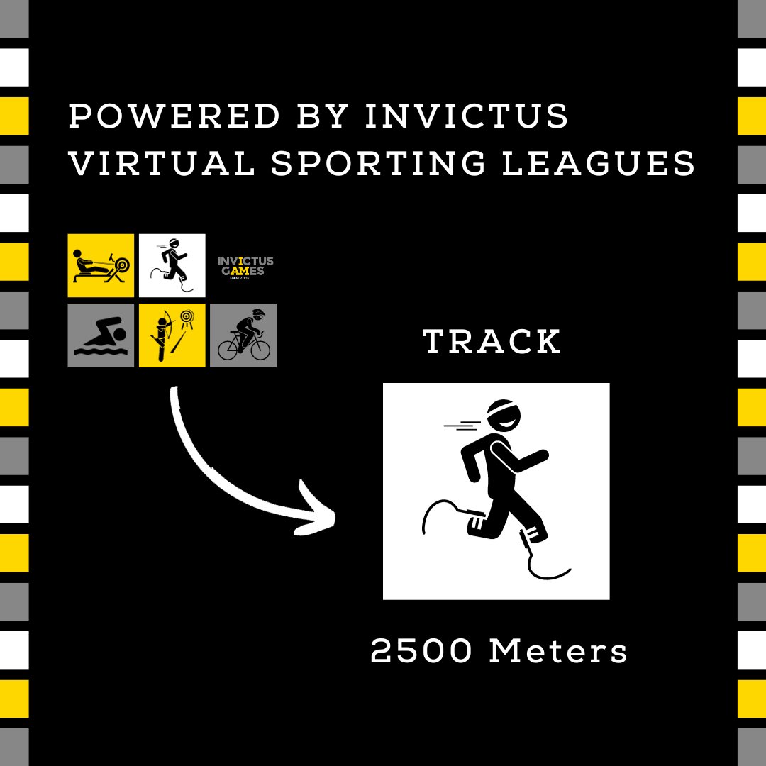 WeAreInvictus's tweet photo. You don’t have to be the best, you just have to give your best in the Powered by Invictus virtual sporting leagues!
Set your times, challenge yourself, and connect with others through the #WeAreInvictus platform.
Sign up today! #BeyondTheGames #InvictusChallenge 💛🖤 https://t.co/lccFDamzGj