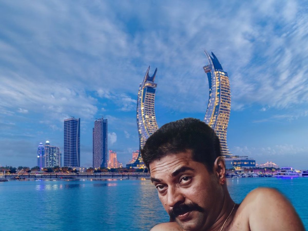 Lusail Crescent tower ft. Bhaskara Patelar.