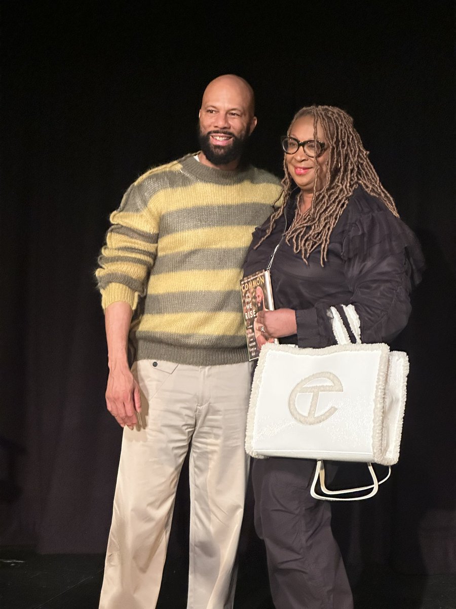 DPBell's tweet photo. Was so tired last night but had to make it out to support my friend @common and his new book #WeRise #SupportYourFriends #Make1Change #WeRiseWell https://t.co/BT56t5vrEp