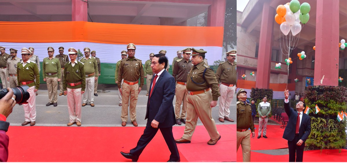 Noida Customs Commissionerate proudly celebrated the 75th Republic Day. Shri Akhil Kumar Khatri, Principal Commissioner, unfurled the National Flag and delivered the message of justice, liberty, equality and fraternity. #RepublicDay2024 <a href="/cgstcusmeerut/">CGST & Customs Meerut Zone</a> <a href="/dghrd_cbic/">DGHRD CBIC</a> <a href="/cbic_india/">CBIC</a>