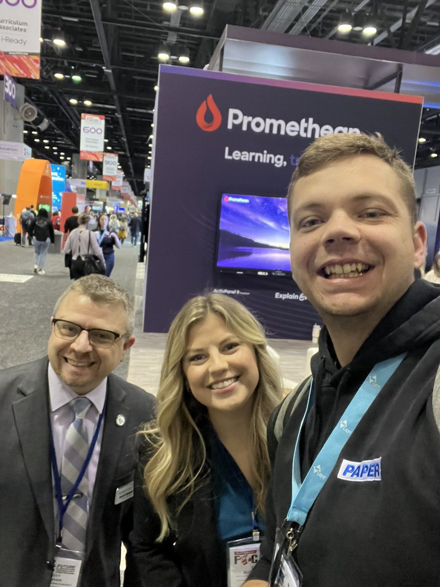 Saginaw County representing at #FETC2024! Alex Haltom is the Director of Innovation, Technology, and Media Services at @hemlockps (and an awesome former colleague!)