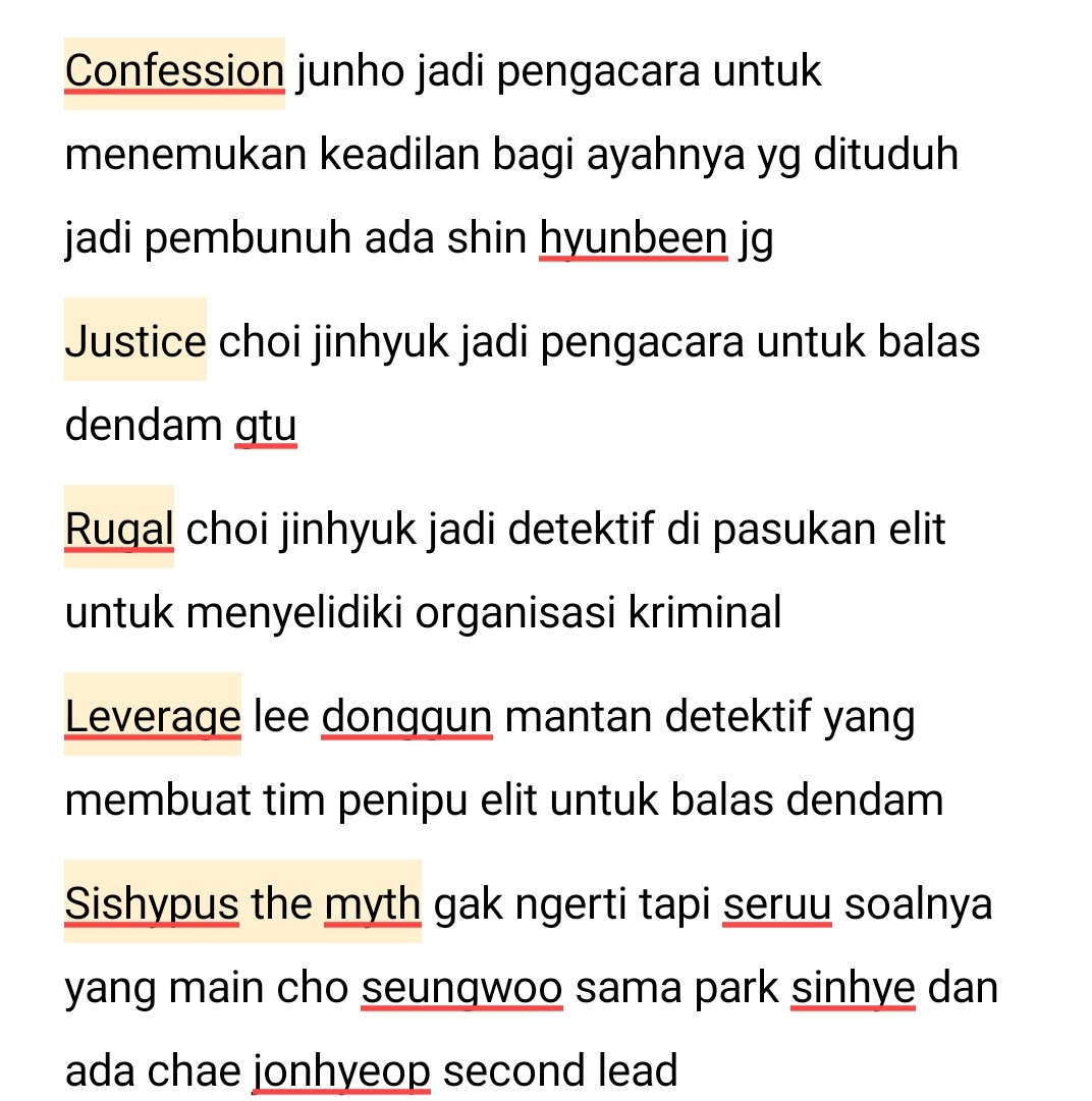 aiwishhao's tweet photo. @kdrama_menfess Confession 
Justice 
Rugal 
Leverage 
Sishypus the myth 
Tunnel 
Three days 
Good casting
Bad prosecutor
Missing the other side 1 dan 2 https://t.co/WmOZc8ZHvs