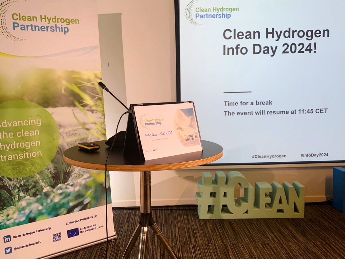 🆕 Today, we are participating in the Infoday - Call 2024 of the Clean Hydrogen Partnership 🫧
 
🔍More details will be avaible soon on our website: wielkopolska.eu 

#hydrogen #funding #infoday2024