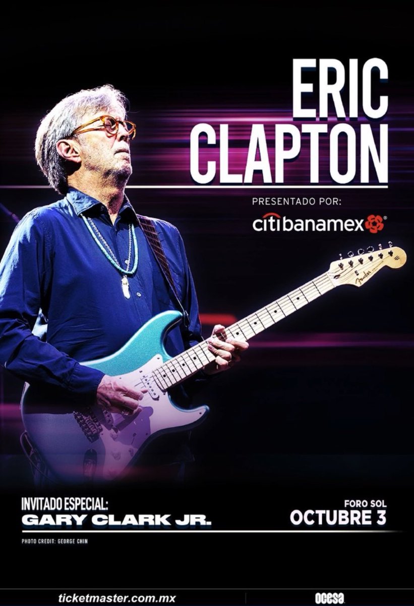 Francis42634137's tweet image. Magnífico despertar con mi cuaderno @pepecampamx 
Saludos a todos los fans de #trackattack 
En este #viernesDeClasicos 

Regresa el maestro Eric Clapton a cdmx
