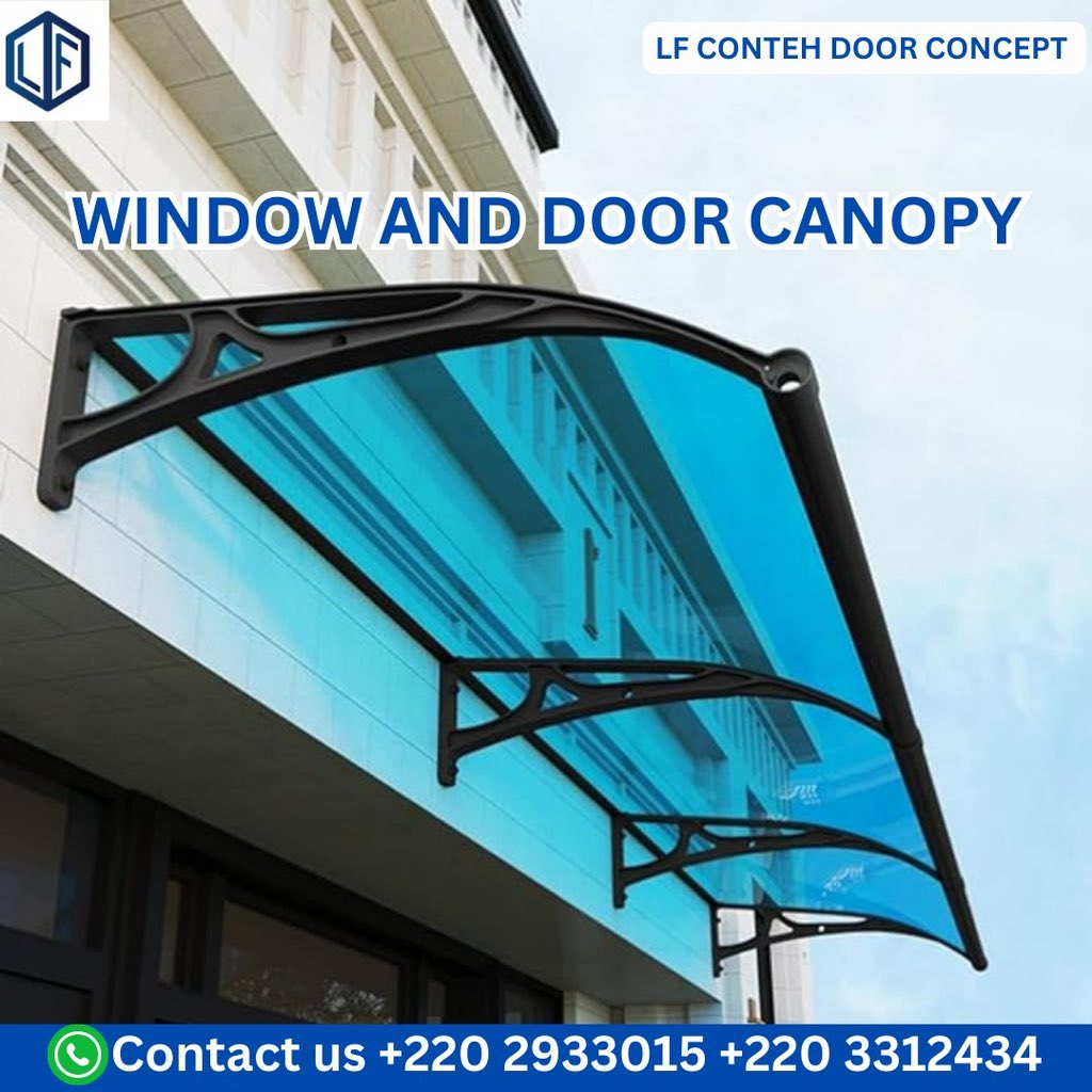 Lfdoorconcept's tweet image. Window and Door Canopy In Stock! Hurry and call today to place your orders 🚚
 
Two Colors Available 
⚫️Black 
🔵Sky blue 

We have them in 3 sizes
🔵80×100
🔵80×120
🔵80×200

📞Call us now to order +220 2933015/+220 3312434

#moderndoors #windowcanopy #doorcanopy #gambia