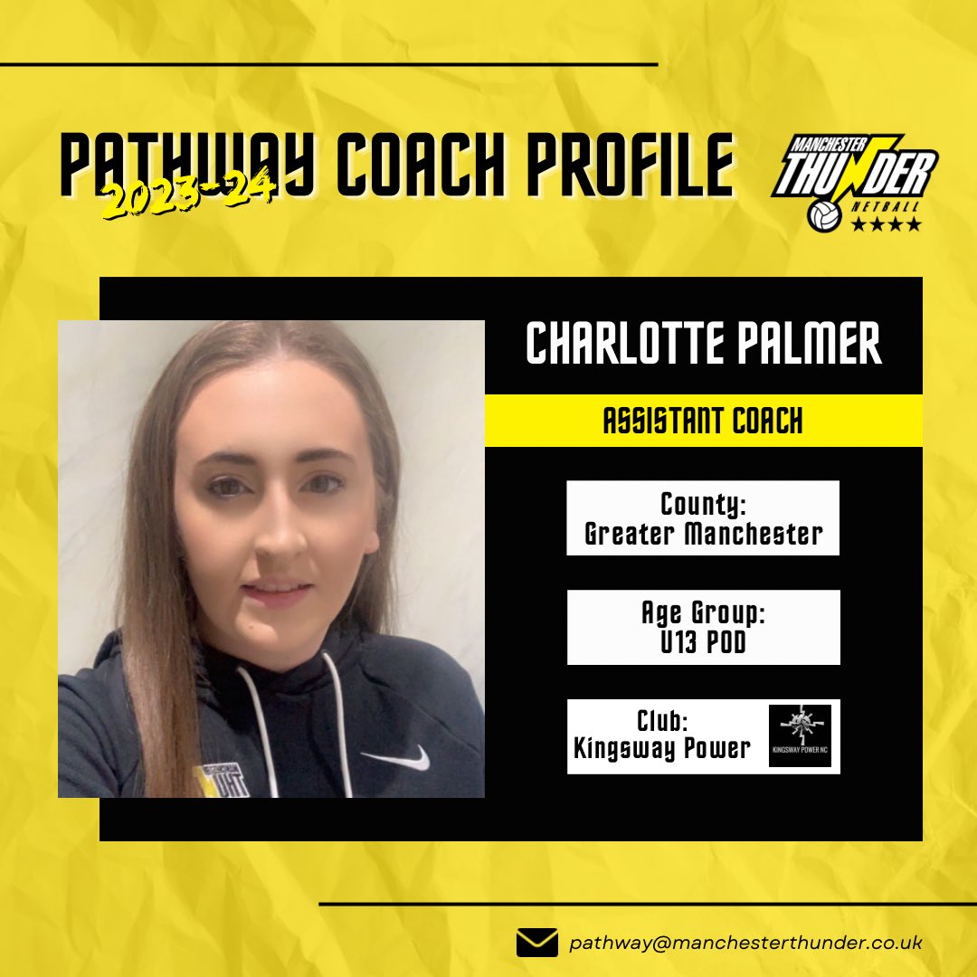 thundernetball's tweet photo. It’s time for another @ThunderPathway squad announcement… here is our U13 POD Thunder Pathway squad😍 a huge well done to you all !

Head coach for the U13 Pod’s will be lead by Tor Tunney alongside Charlotte Palmer as assistant coach 🖤💛 https://t.co/EB1WdcfuFa