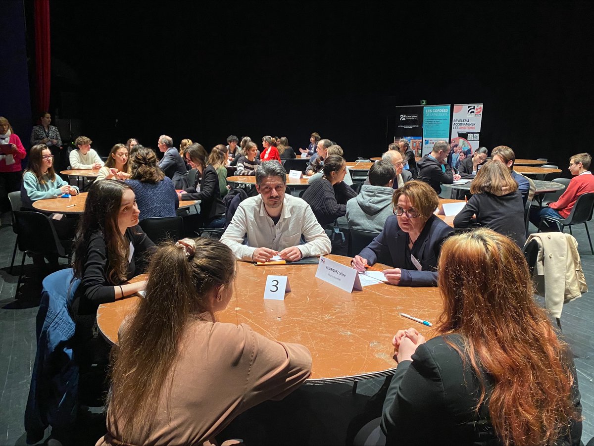 #lescordéesdelaréussite Journée DISPO Sciences Po Toulouse '#révéler et #accompagner les #ambitions des #élèves' à Montpellier ! #égalitédeschances #enseignementsup Isabelle Launay Paul Vinachès Olivier Philippe François Jeanningros Aline Le Scraigne Sarah Sayhi Charline Gaudin