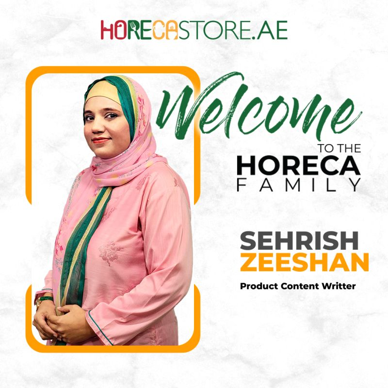 We're Excited to have Sehrish on board as our Product Content Writer, bringing creativity and flair to our brand narrative. ✨

-

#NewBeginnings #TeamExpansion #NewHiring #Recruitment #WelcomeAboard #Hiring #UAE #Horeca #HorecaStore #MiddleEast #Ecommerce #ContentWriter #Welcome