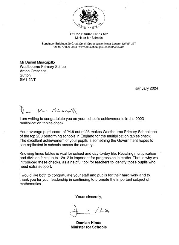 Westbourne Primary School tweet media