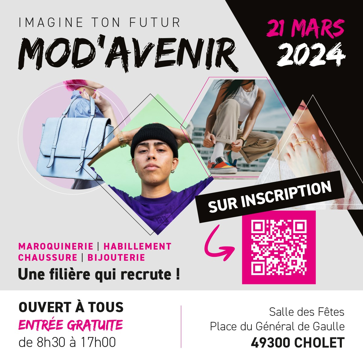 #MODAVENIR  : le 21/03/24 à #Cholet : the place to be pour découvrir les métiers et les formations de la filière #mode en <a href="/paysdelaloire/">Pays de la Loire</a> 
linkedin.com/events/mod-ave…