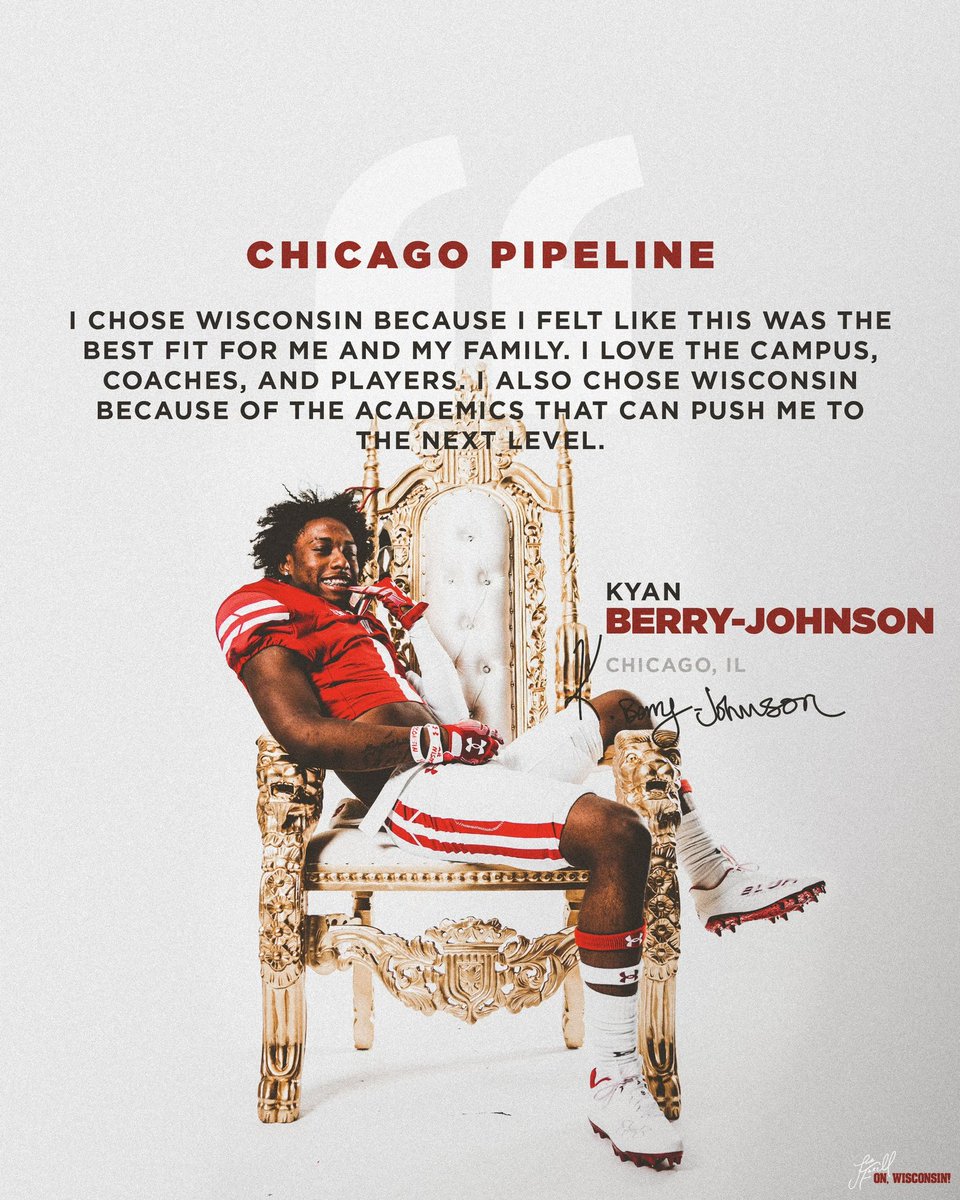 #CHI2MADTOWN
#ChicagoBlitz <a href="/WisFBRecruiting/">Wisconsin Badgers Football Recruiting</a> <a href="/BadgerFootball/">Wisconsin Football</a>