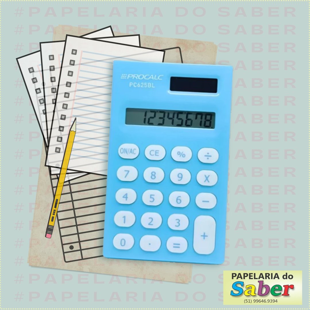 Calculadora PC625BL Procalc

🔹Calculadora de bolso
🔸8 dígitos
🔹Cor: Azul
🔸Tamanho: 9,5x6cm

@papelsaber #PapelariadoSaber #procalc #calculadora #calculadoraprocalc #comerciolocal #compredopequeno #AltoFeliz #RS