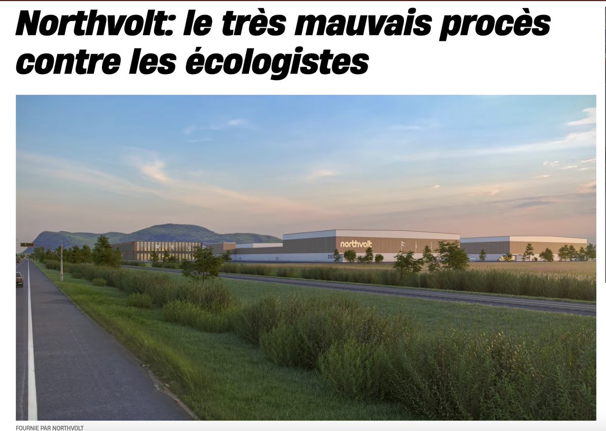 💯 <a href="/northvolt/">Northvolt</a> : "Un ministère de l’Environnement digne de ce nom ferait confiance au <a href="/BAPE_Quebec/">Bureau d'audiences publiques sur l'environnement</a> et ne serait pas un béni-oui-oui du ministère de l’Économie et des demandes d’une multinationale, aussi utile soit-elle pour notre avenir." - <a href="/philleger67/">Philippe Léger</a>   journaldemontreal.com/2024/01/26/le-…
