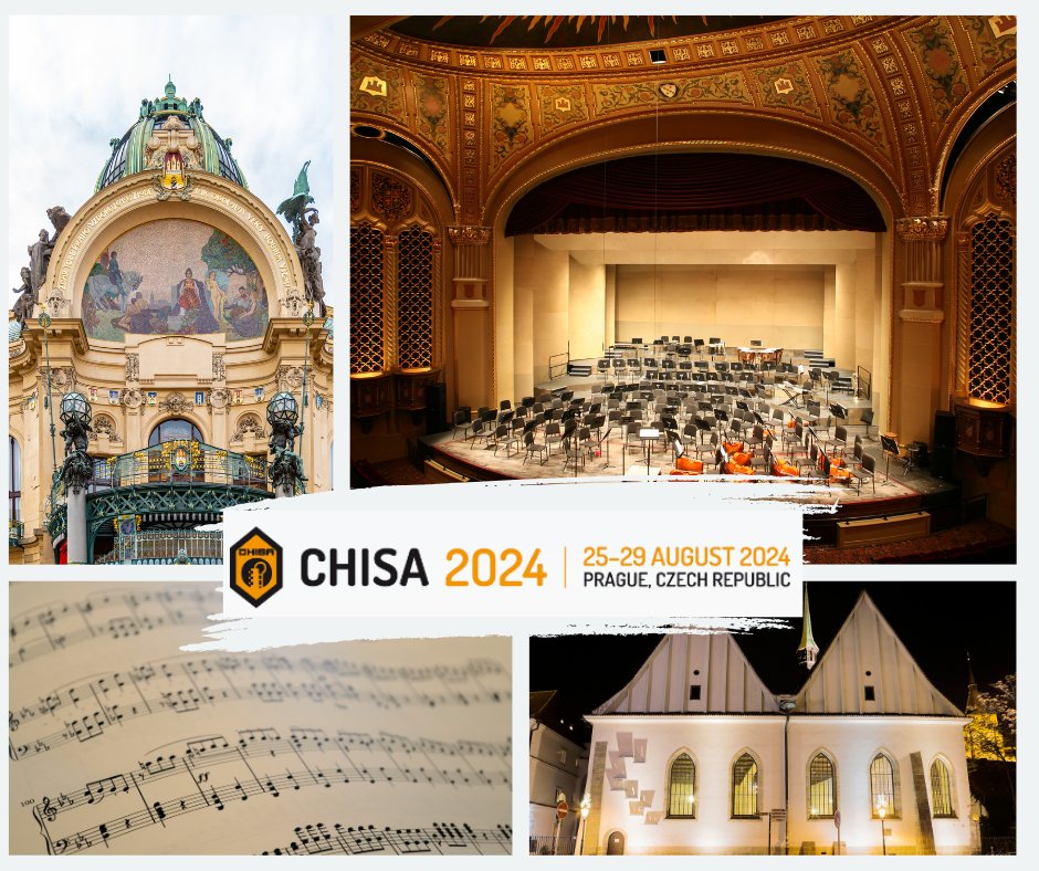 CHISAczech's tweet photo. Dive into a symphony of science and culture at CHISA 2024! 🎶 Join us not only for research but also for the notes of a classical music concert and the majestic sounds of a pipe organ performance. Harmony of knowledge and culture. 🎵 #CHISA2024 https://t.co/U0UNVrfM5R