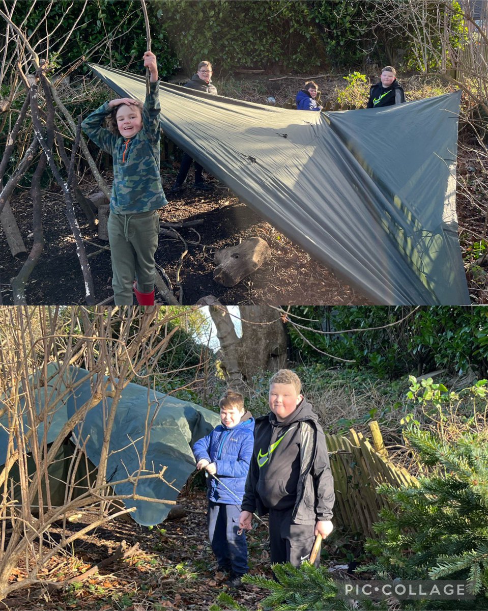 FrodshamCE's tweet image. #Y6 had a tree-mendous time using their nature-al building skills in the forest to make dens this morning 🌳 Working together, they proved they&apos;re &apos;branching&apos; out into great teamwork! #ForestFun #TeamBuilding #TreeRific