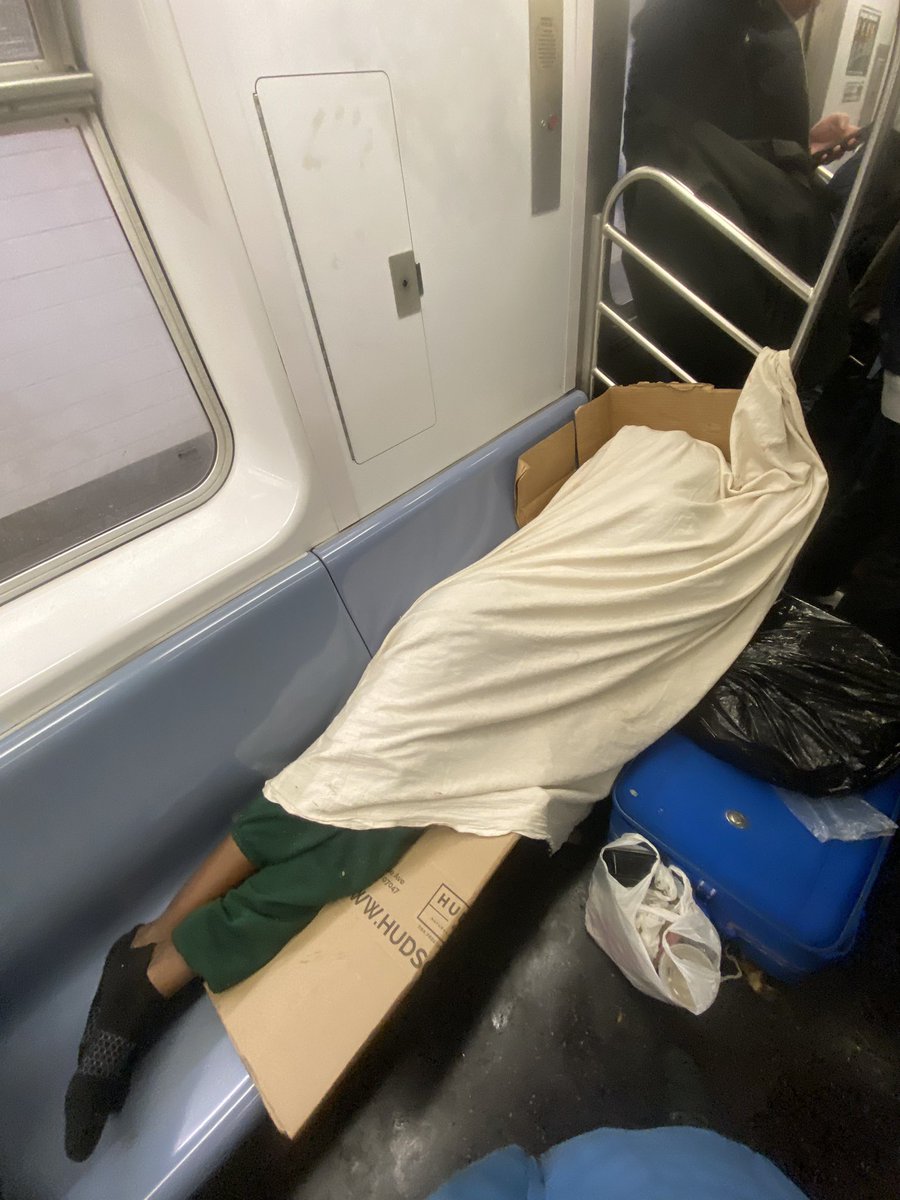 People have to crowd in already tight with people taking up precious space in <a href="/mta/">MTA</a> train cars.  <a href="/nyc311/">New York City 311</a>