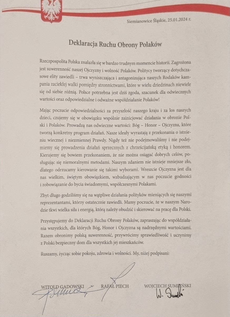 GadowskiWitold's tweet photo. Ruszamy: idziemy do Was, ale dalej musimy już iść Razem. https://t.co/XFxB3NnWAc