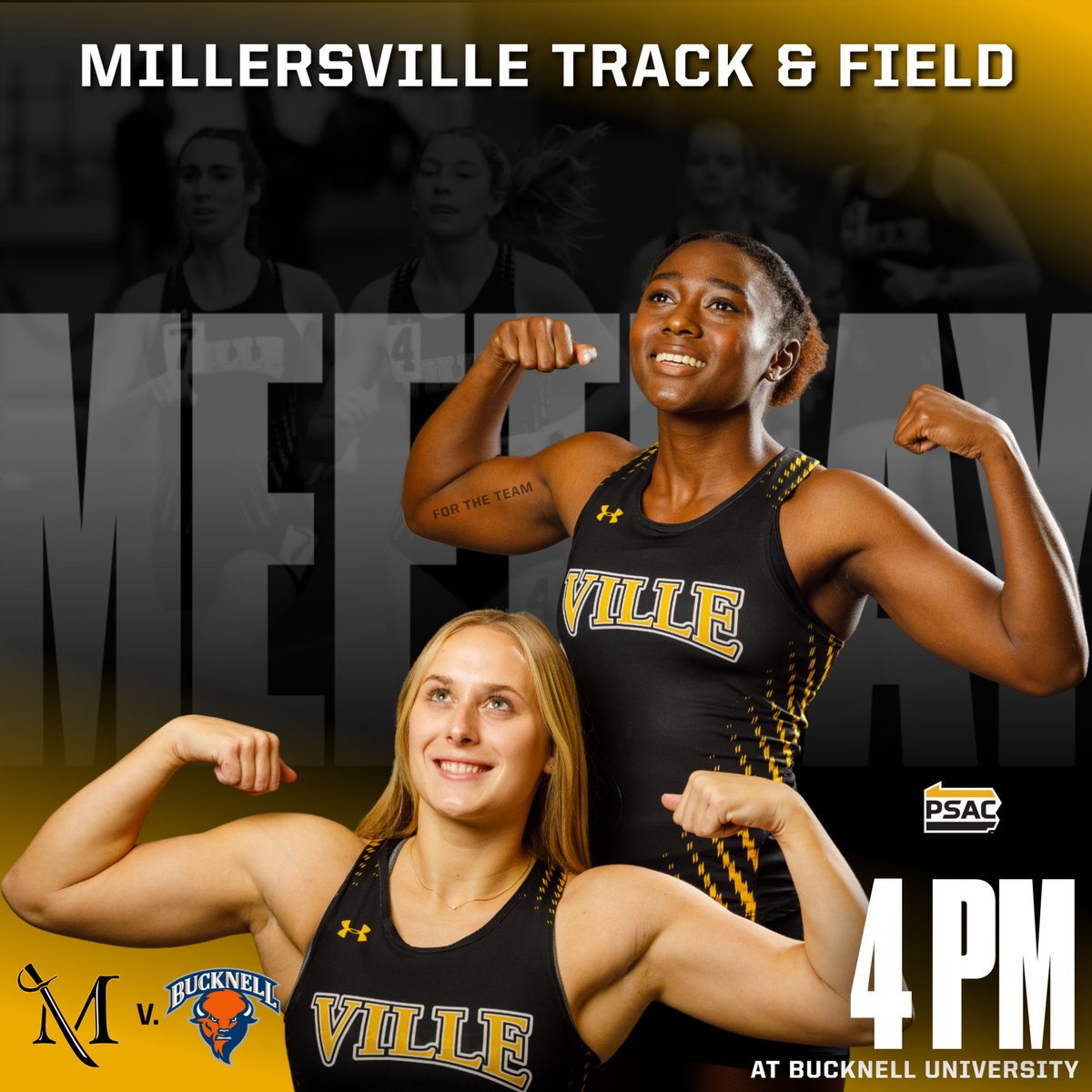 Tonight a portion of our team will compete at the Bucknell Bison Open.

The 20 athletes going represent a nice mix of Throwers, Vaulters, Sprinters &amp; Distance Runners looking to improve upon their marks and/or hit a qualifying standard.

LIVE RESULTS - bucknellbison.anet.live/meets/29927